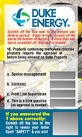 scratch off safety contests